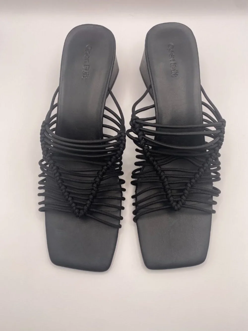 Open Edit Womens Strap Heel Sandal Sz 11